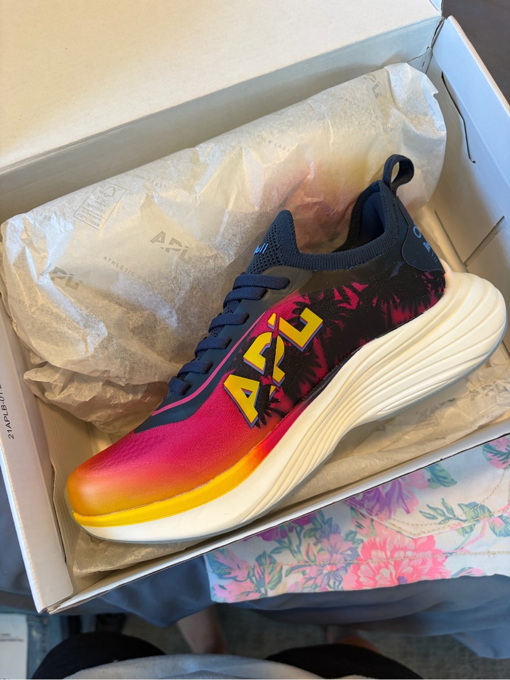 APL Podium Oracle Red Bull Racing Collaboration Tropical Ombre Shoes